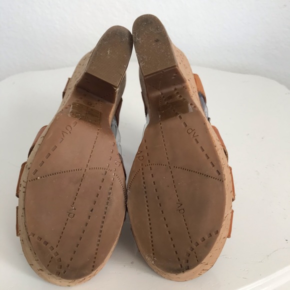 Leather platform sandal DV 6 leather Sandal cork platform main image 0